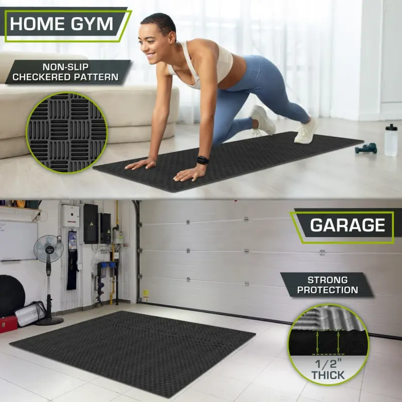 ProsourceFit Exercise Puzzle Mats (½″), view 2