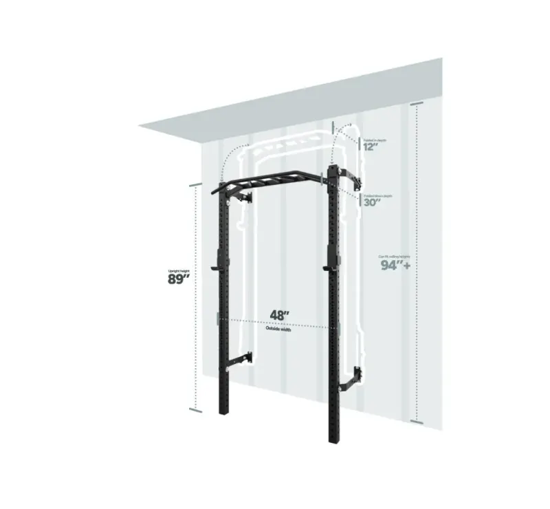 PRx Profile PRO Folding Squat Rack, view 2
