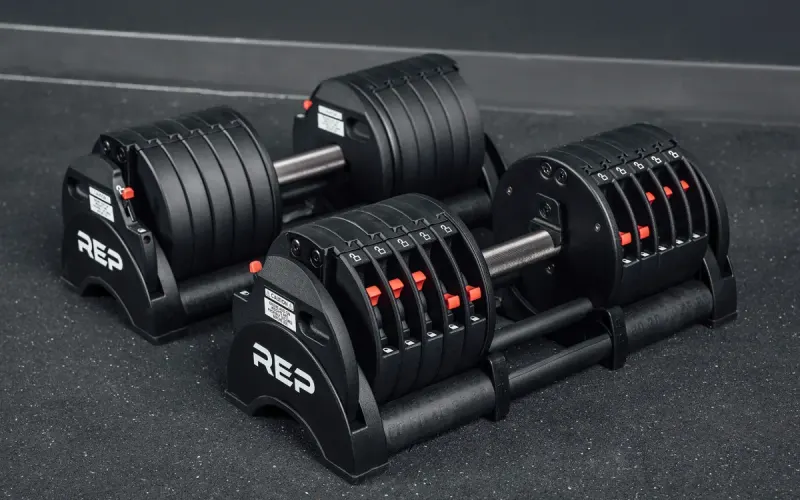 REP QuickDraw Adjustable Dumbbells, view 2